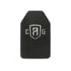 Custom Armor Group AR500 Rhino Coated Level III Stand Alone Steel Armor Plate, 7.25in x 11.5in, AR500-SAPI-XS
