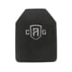 Custom Armor Group AR500 Rhino Coated Level III Stand Alone Steel Armor Plate, 9.5in x 12.5in, AR500-SAPI-M