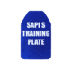 Custom Armor Group Non Ballistic Blue Marked SAPI Multi Curve Training Plate, 7.25in x 11.5in, GTP-MC-SAPI-XS-NY