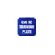Custom Armor Group Non Ballistic Blue Marked SAPI Training Plate, 6in x 6in, GTP-SC-FC-66-NY