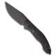 Custom Knife Factory Custom Knife Factory Marfione Sokosha DLC Titanium 3.75" DLC, Black, Bohler M398, adult, BHQ-219447
