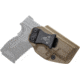 CYA Supply Co. Inside the Waistband Holster for Springfield XD-S MOD.2 - 3.3 in - 9/40, Left Hand Draw, Flat Dark Earth, Small, IWB0064