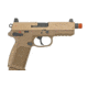 Cybergun / Spartan Military &amp; Law Enforcement Herstal Licensed FNX-45 Tactical Airsoft Pistol, Gas Blowback, VFC, Dark Earth, Small, CB3A-FNX-TN01 / 200503