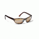 Maui Jim Cyclone Sunglasses w/ Tortoise Frame and HCL Bronze Lenses - H136-10, Quarter View