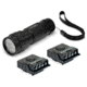 Cyclops Headlamp With14 LED Flashlight &amp; 2 Ultimate Mini LED Hat Clip Lights Combo, CYC-FLHC