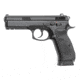 CZ-USA 75-SP-01 Pistol, 9mm Luger, 4.7in barrel, steel frame, black plastic grip, recoil operated semi-automatic, fixed white 3-dot, 18 round magazine, CZ75SP019MM4.71FRRMPG