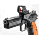 CZ Custom CZ TS Orange, CZ Czechmate, CZ TS 2 Racing Green Red Dot Sight Mount w/Thumb Rest, Black, 10538