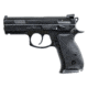 CZ-USA P-01-Omega Pistol, 9mm Luger, 3.75in barrel, aluminum alloy frame, black rubber grip, recoil operated semi-automatic, 3-dot fixed, 14 round magazine, CZP01OMEGA9MM3.751FRRMPG