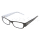 D&amp;G DD 1161 Eyeglasses Styles, Black On Ice Striped Frame w/Non-Rx 51 mm Diameter Lenses, 827-5117