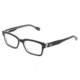 D&amp;G DD1176 SV Prescription Eyeglasses Black Top On Clear Frame / 50 mm Prescription Lenses, 675-5017