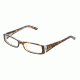 D&amp;G DD 1179 Eyeglasses Styles - Havana On Transparent Frame w/Non-Rx 49 mm Diameter Lenses, 556-4916