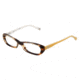 D&amp;G DD 1192 Eyeglasses, Havana Orange Frame w/Non Rx 49 mm Diameter Lenses, 1707 4915