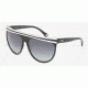 D&amp;G DD 3041 Sunglasses Styles - White On Black Gray Gradient Frame, 15748G-5916