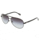 D&amp;G DD6078 Progressive Sunglasses - Black/Black Gray Gradient Frame / 61 mm Prescription Lenses, 064-8G-6112