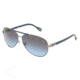 D&amp;G DD6078 Progressive Sunglasses - Gunmetal/Blue Blue Gray Gradient Frame / 61 mm Prescription Lenses, 10198F-6112
