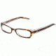 D&amp;G DD1137 SV Prescription Eyeglasses - Havana On Transparent Frame / 51 mm Prescription Lenses, 556-5117