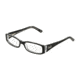 D&amp;G DD 1179 Eyeglasses Styles - Black Top On Clear Frame w/Non-Rx 49 mm Diameter Lenses, 675-4916