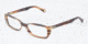 D&amp;G DD1219 Single Vision Prescription Eyewear 1572-5115 - Striped Havana 