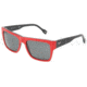 D&G DD3044 Sunglasses 768/87-5618 - Red On Black Gray Blue