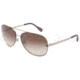 D&amp;G DD6086 Sunglasses 110713-6414 - Matte Pale Gold Frame, Brown Gradient Lenses