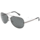 D&amp;G DD6086 Sunglasses 110887-6414 - Matte Gunmetal Frame, Gray Lenses