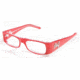 D&amp;G Eyeglass Frames DD1130 Black Top On Clear Frame 549-5117 - Red On Transparent 
