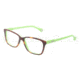 D&amp;G VIBRANT COLOURS DD1238 Eyeglass Frames 2687-5215 - Havana On Green Frame, Demo Lens Lenses