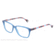 D&amp;G VIBRANT COLOURS DD1238 Eyeglass Frames 2762-52 - Matte Blue Frame