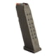 Glock G17 9mm Luger 17 Round Pistol Magazine, OD Green w/ Orange Follower, 1 Pack, 17, 47353