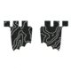Latitude Outdoors Carbon SS Illuminators, 1 Pair, Black/Gray, One Size, AX-ILLUM