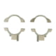 Weaver 1in Grand Slam Steel Rings, .22 Style, High, Nickel 49214