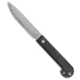 Daggerr Daggerr Knives Ataman Fixed Blade Black Micarta 3.50" Damascus, Black, Damascus, adult, BHQ-227901