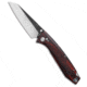 Daggerr Knives Daggerr Knives Alligator Crossbar Lock Knife Black/Red G-Mascus 4.25" Black, Black/Red, CPM MagnaCut, adult, BHQ-227912