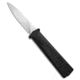Daggerr Knives Daggerr Knives Koschei Slim Double Action OTF Knife Black 3.5" Satin D2, Black, D2, adult, BHQ-178548