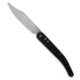 Daggerr Knives Navaja Clasico Folding Knife, 5.65in, VG10, Clip Point Blade, G-10, Black Handle, Black/Gray, 12.40 inch, BHQ-200490