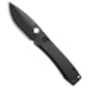 Daggerr Knives Nightmare 77 MagnaCut Folding Knife, 3.125in, CPM MagnaCut, Drop Point Blade, Titanium, Black Handle, Thumb Hole, Black/Black, 6.875 inch, BHQ-217312