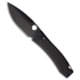 Daggerr Knives Nightmare Folding Knife, 4.00in, CPM MagnaCut, Drop Point Blade, Titanium, Black Handle, Thumb Hole, Flat Grind, Black/Black, 9.00 inch, BHQ-216648