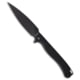 Daggerr Knives Pero Folding Knife, 5.00in, 8Cr14MoV, Spear Point Blade, Black Handle, Black/Black Gray, 11.00 inch, BHQ-216660