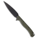 Daggerr Knives Pero Folding Knife, 5.00in, 8Cr14MoV, Spear Point Blade, OD Green Handle, OD Green/Black Gray, 11.00 inch, BHQ-216661