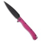 Daggerr Knives Pero Folding Knife, 5.00in, 8Cr14MoV, Spear Point Blade, Pink Handle, Pink/Black Gray, 11.00 inch, BHQ-216703