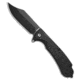 Daggerr Knives Powie Folding Knife, 3.50in, 8Cr14MoV, Clip Point Blade, Black Handle, Black/Black, 8.25 inch, BHQ-208480