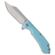 Daggerr Knives Daggerr Knives Powie Liner Lock Knife Light Blue FRN 3.5" Stonewash, Blue, 8Cr14MoV, adult, BHQ-221100