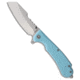 Daggerr Knives Daggerr Knives Rhino Liner Lock Knife Light Blue FRN 3.5" Stonewash, Blue, 8Cr14MoV, adult, BHQ-221101