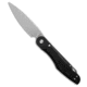 Daggerr Knives Sparrow Folding Knife, 3.875in, D2, Drop Point Blade, G-10, Black Handle, Black/Gray, 8.75 inch, BHQ-188919