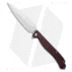Daggerr Knives Vendetta Folding Knife, 5.00in, D2, Dagger Blade, Carbon Fiber, G-10, Black/Red Handle, Black/Red/Gray, 11.12 inch, BHQ-126223