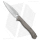 Daggerr Knives Vendetta Folding Knife, 5.00in, VG10, Dagger Blade, Micarta, Green Handle, Green/Gray, 10.90 inch, BHQ-144324