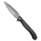 Daggerr Knives Vendetta Folding Knife, 5.00in, Damascus, Dagger Blade, G-10, Black Handle, Black/Black, 10.90 inch, BHQ-179373