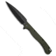 Daggerr Knives Vendetta Folding Knife, 5.00in, 8Cr13MoV, Dagger Blade, Green Handle, Green/Black, 11.00 inch, BHQ-208824