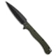 Daggerr Knives Vendetta Folding Knife, 5.00in, 8Cr13MoV, Dagger Blade, Green Handle, Green/Black, 11.00 inch, BHQ-208824