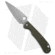Daggerr Knives Zhalo Folding Knife, 3.875in, VG10, Spear Point Blade, G-10, Green Handle, Green/Gray, 8.625 inch, BHQ-195597